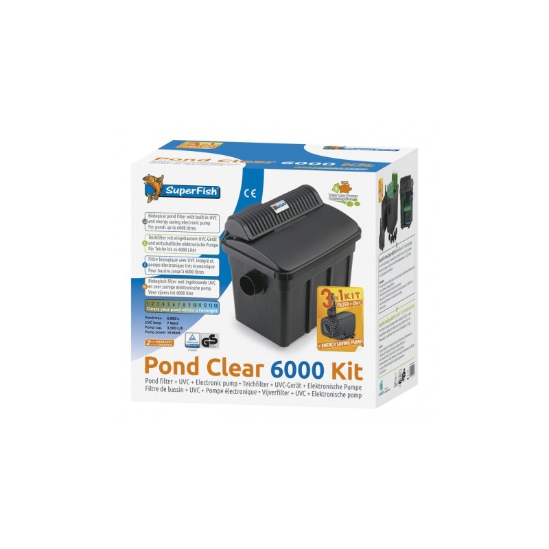 Kit filtration pour bassin SUPERFISH Pond Clear Kit 12000